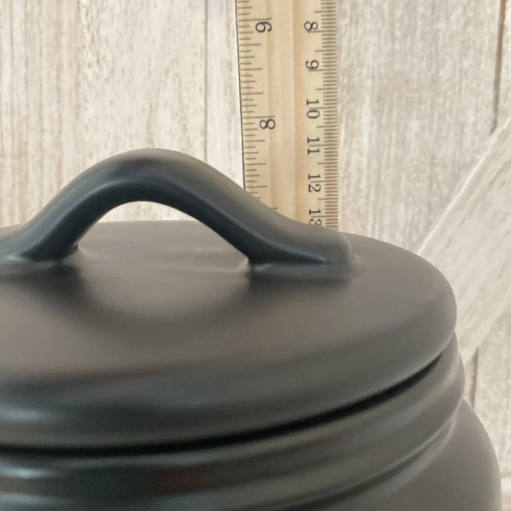 Rae Dunn Store Canister in Black